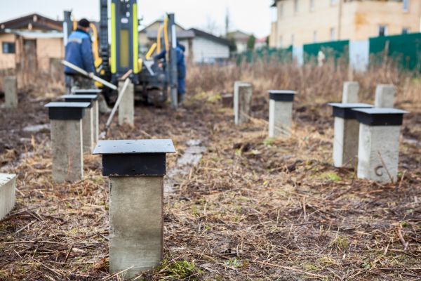 Concrete Piling Installation in Freehold