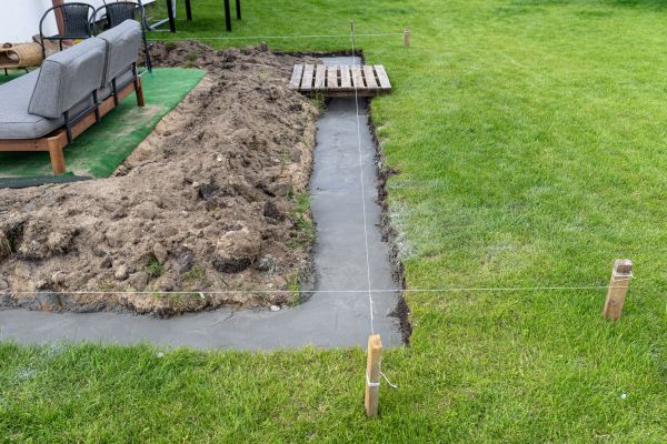 Cement Footer Installation in Freehold